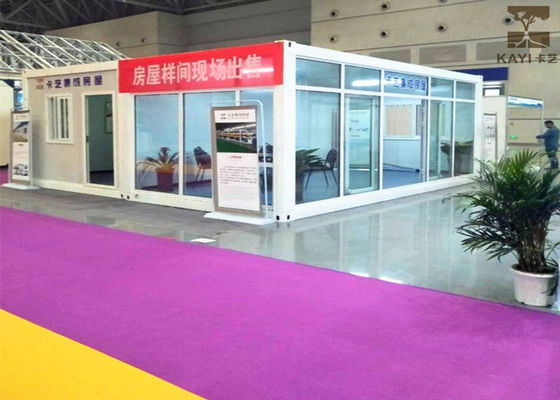 Κίνα Σαφές σπίτι εμπορευματοκιβωτίων γυαλιού ενιαίο φιλικό προς το περιβάλλον για την αίθουσα συνεδριάσεων εργοστάσιο