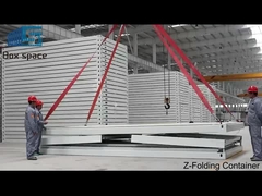 Σπίτι Z-Folding Container, 10 λεπτά για την εγκατάσταση μιας μονάδας, 100% προκατασκευασμένο.