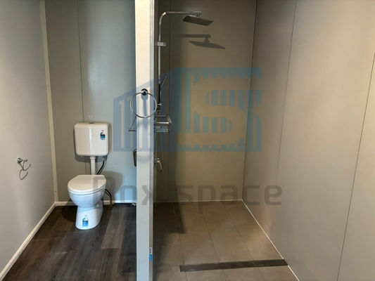Προετοιμασμένα ενοικιαζόμενα κοντέινερ σπίτια κινητό εργαστήριο γραφείο 20ft οικολογικό σπίτι