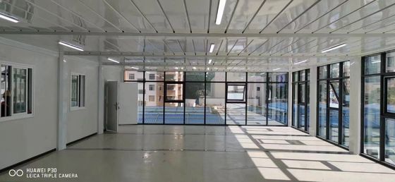 16ft 20ft φορητή τοποθεσία γραφείο κοντέινερ 4 υπνοδωμάτιο αναδιπλώσιμο flat pack σπίτι