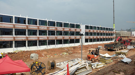 BOX SPACE Λούξυ 3 ορόφων Container Hotel, Φοιτητική ενοικίαση Container διαμέρισμα με μπάνιο και έπιπλα