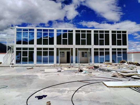 75 mm γυάλινο μαλλί μονωτικό στρώμα επίπεδα συσκευασία κοντέινερ σπίτι για εύκολη μεταφορά
