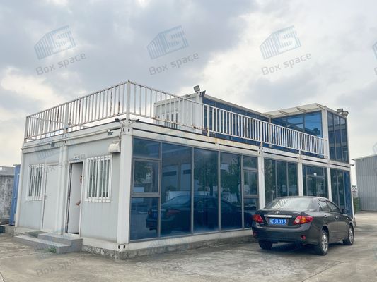 Σύγχρονο προκατασκευασμένο κτίριο Εξωτερικός κήπος γυμναστήριο Κουτί στούντιο Γραφείο Σκουπός Σπίτι προκατασκευασμένο σπίτι