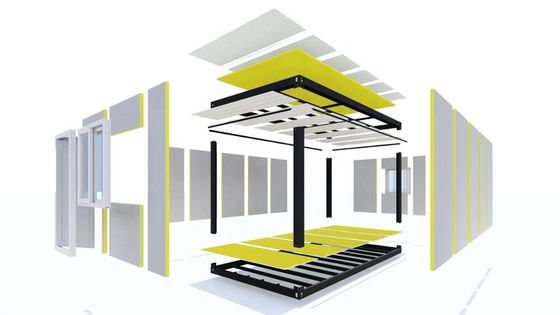 Boxspace Casas Prefabricadas Prefabricated Μικρό 2 υπνοδωμάτια Μοντυλικό Prefab Σπίτι πολυτελή διαβίωση 20 πόδια κινητό κοντέινερ Σπίτι