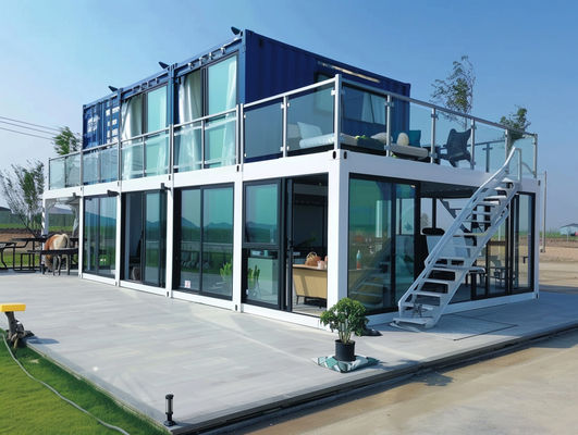 ΚΑΤΑΣΙΑ 20ft Flat Pack Container House Prefab Shipping Container House Luxury Prefabricated Container Homes Οικίες με προπαρασκευασμένα κοντέινερ