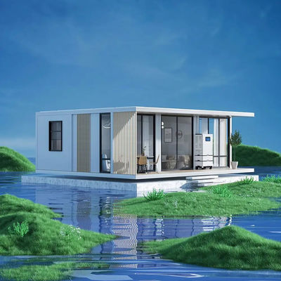 Προσυσκευασμένο Μικρό Σπίτι Κινητό Σπίτι Log Cabin Living Container House Βιομηχανία Container House Επέκταση