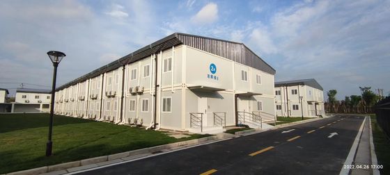 20ft Log Cabin Kits Prefab Σπίτι 2 ορόφων Prefab Σύγχρονο Σπίτι Χονδράς Κατώτατο κόστος Prefab Κωντέινερ Σπίτι με ορυκτή μόνωση