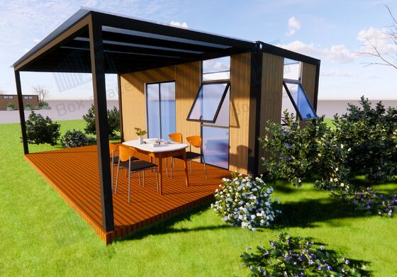 Boxspace 20ft Tiny Homes Έτοιμα για Αποστολή Οικονομικά Προκατασκευασμένα Σπίτια Προς Πώληση Container Houses 40 Ποδιών Με Προσαρμοσμένη Διάταξη